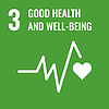 確保健康及促進各年齡層的福祉的SDGicon圖示